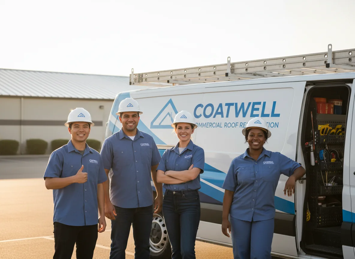 Commercial roof coating company in Bunker Hill, KS